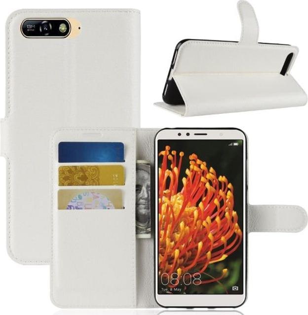 Produktbild MU Classic Litchi Leder Bookcover Series (Huawei Y6 (2018))