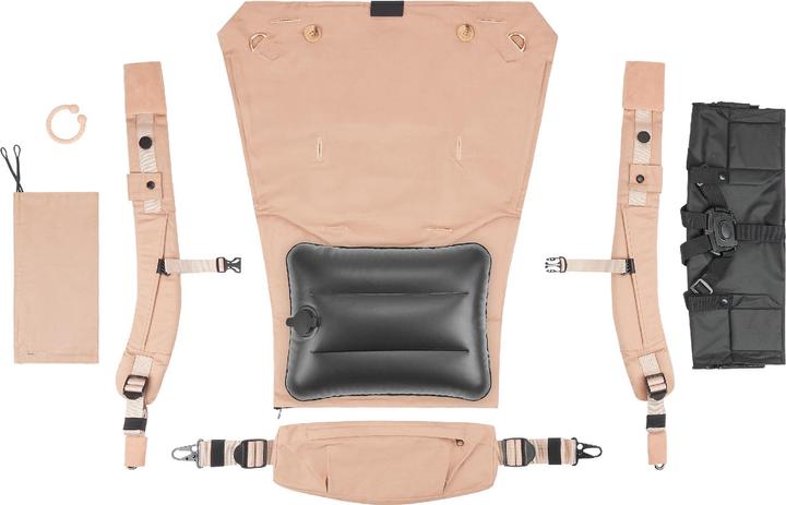 Actual product image Babymoov Moov & Boost adaptable baby carrier - Hazelnut beige