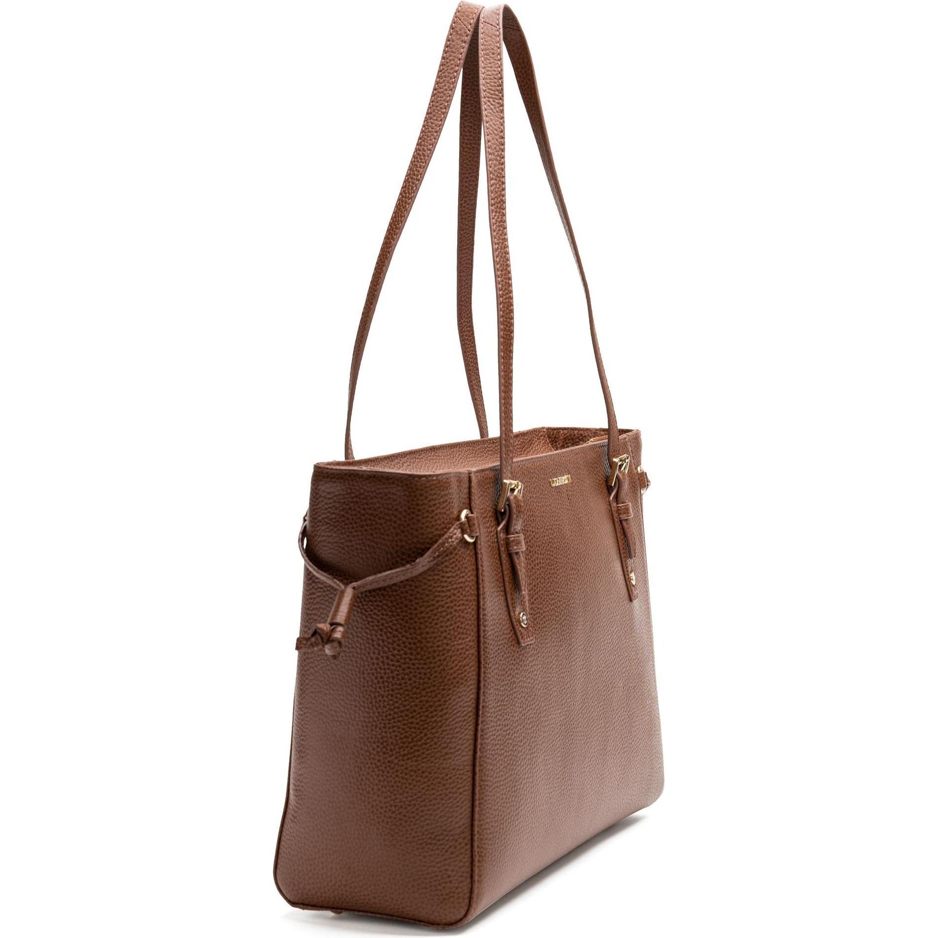 Thumbnail - Lazarotti, Tasche, Bologna Leather Shopper Tasche Leder 36 cm, Braun, (11 l)