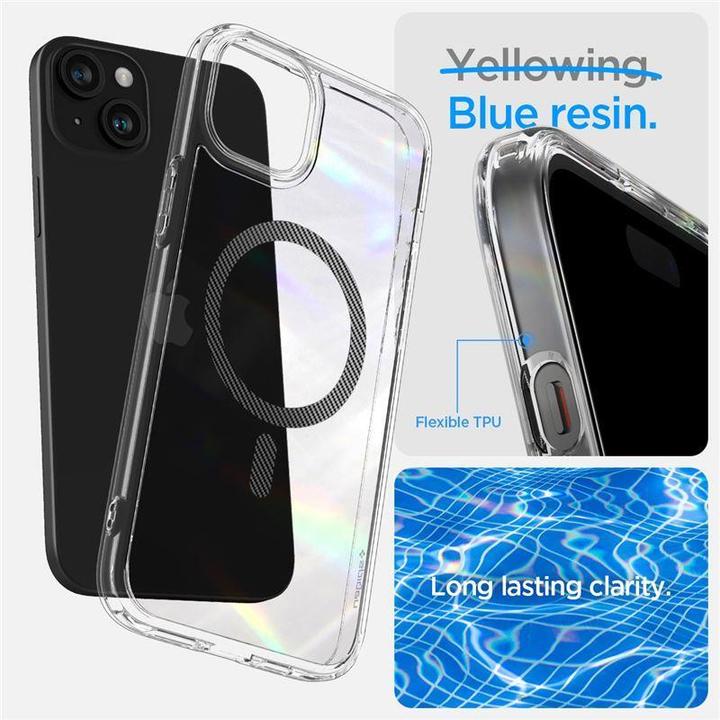 Immagine prodotto Spigen Ultra Hybrid MagSafe, fibra di carbonio - iPhone 15 Plus (Apple iPhone 15 Plus)