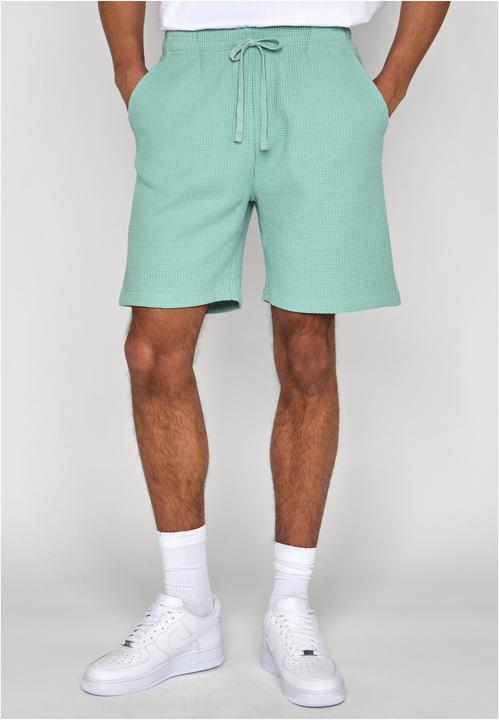 Image du produit Urban Classics Thermal Waffle Shorts frostmint M (M)