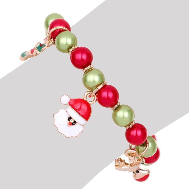 Thumbnail - Out of the blue, Armschmuck, Armband mit Charm Anhänger Christmas, (Metall, Kunststoff)