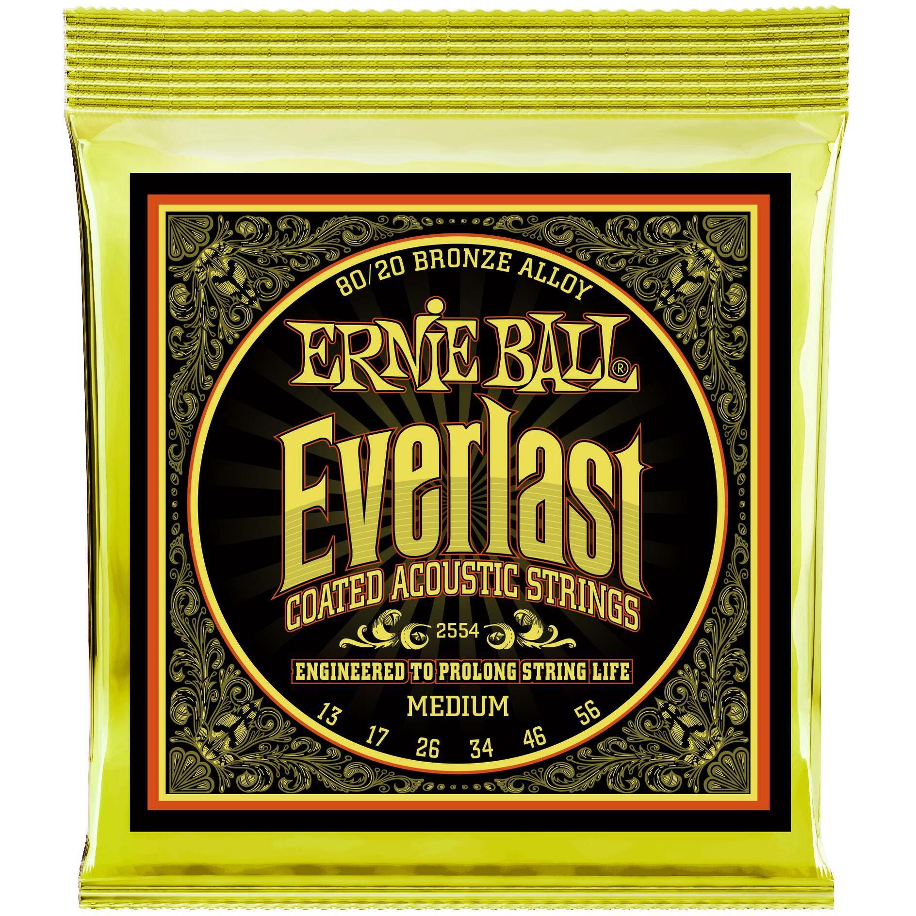 Ernie Ball Akustik Everlast (6 x, Gitarre, 0.06"), Saiten