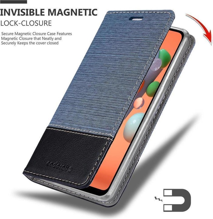 Produktbild Cadorabo Book Jeans Optik Cover (Samsung Galaxy A11)