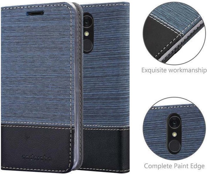 Actual product image Cadorabo Book Jeans Optics Cover (LG Q7a)