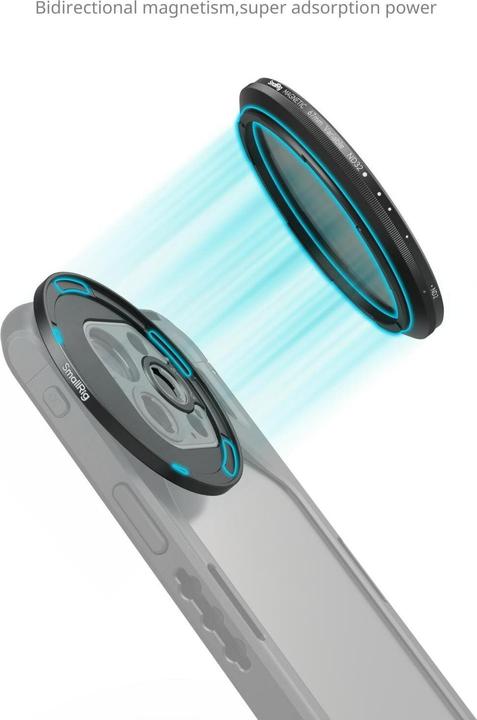 Immagine prodotto SmallRig Kit di filtri collegabili 5-in-1 (67 mm, Filtro nebbia nero)