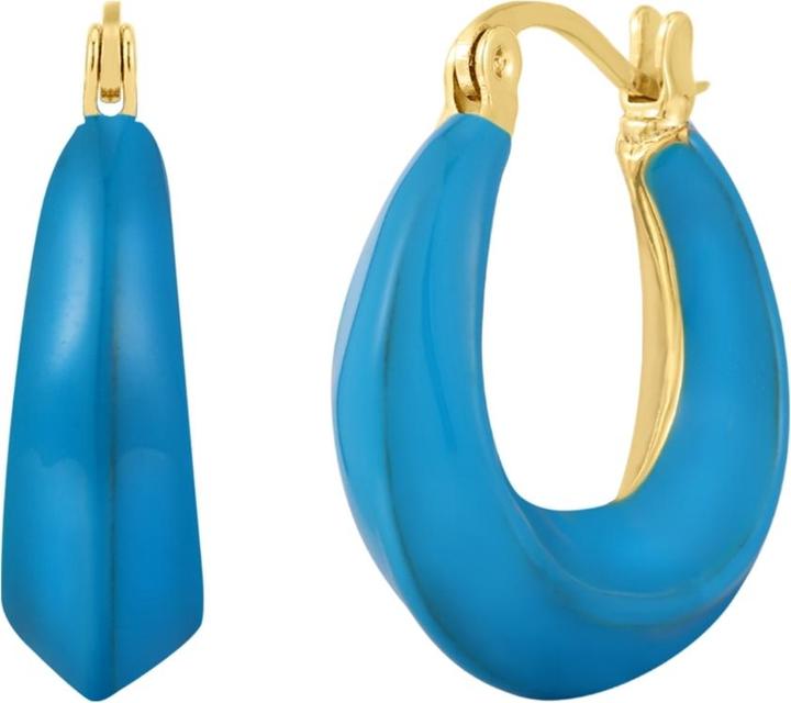 Actual product image Yokoamii Ladies hoop earrings - 35990 (Brass 100%)