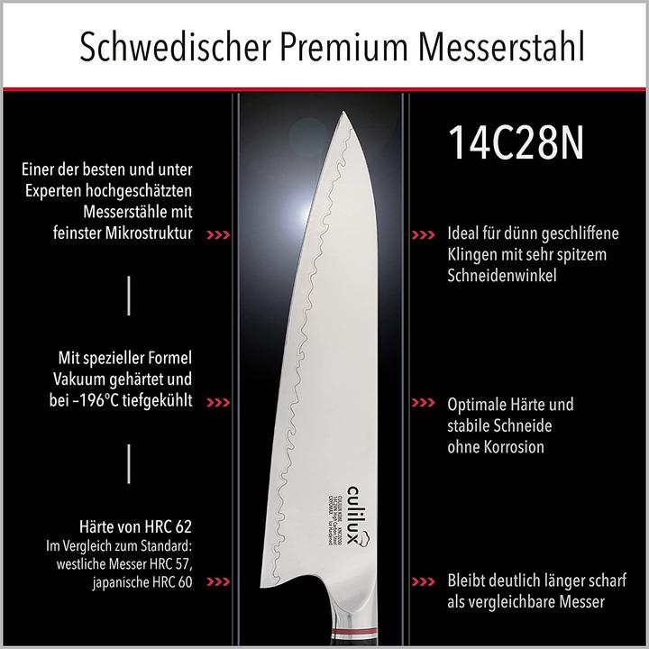 Produktbild Culilux Kobe N63 Kochmesser 20cm (20 cm)