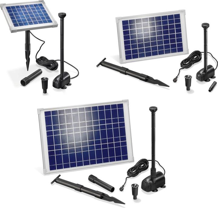Produktbild Esotec Solarpumpensystem "Splash" mit 5 W Solarmodul, 470 l/h, max. 75 cm