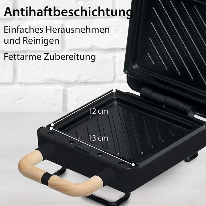 Produktbild ADE Sandwichmaker, Schwarz