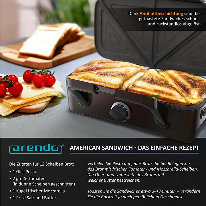 Actual product image Arendo Sandwich maker
