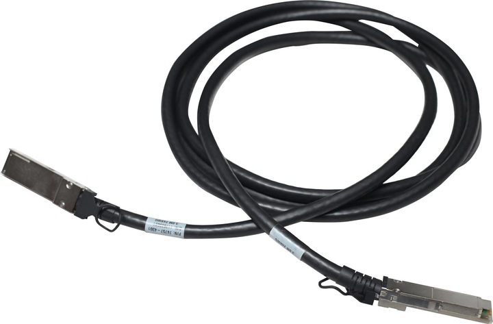 Actual product image HPE E N X242 DA Copper Cable QSFP+ to QSFP+ (3 m)