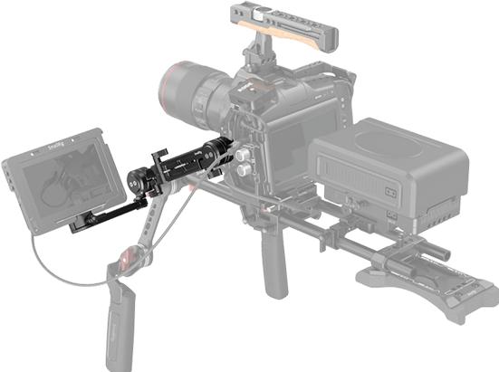 Actual product image SmallRig 3507 Adjustable EVF Mount with NATO Clamp