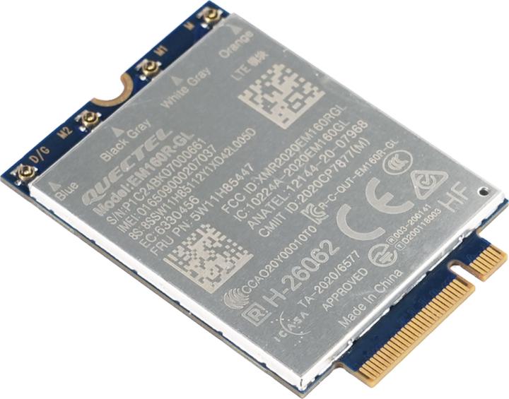Image du produit Lenovo ThinkPad Quectel EM160R-GL 4G Cat 16 M.2 (M.2 Clé A)
