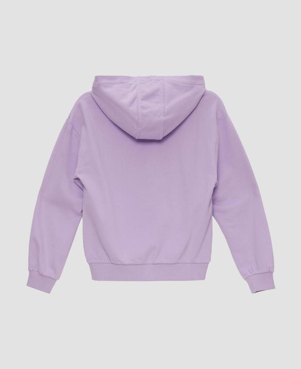 Produktbild s.Oliver Sweatshirt Oversized-Sweatshirt mit Kapuze und gummiertem Frontprint (L)