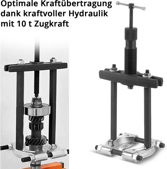 Image du produit Stahlwerk Extracteur de roulements Extracteur hydraulique universel avec une force de traction de 10 tonnes