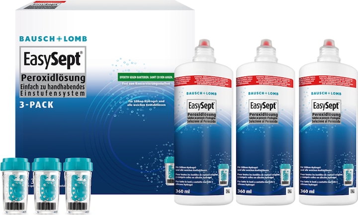 Immagine prodotto Bausch + Lomb EasySept 3Pack (Sistema perossido, 1080 ml)