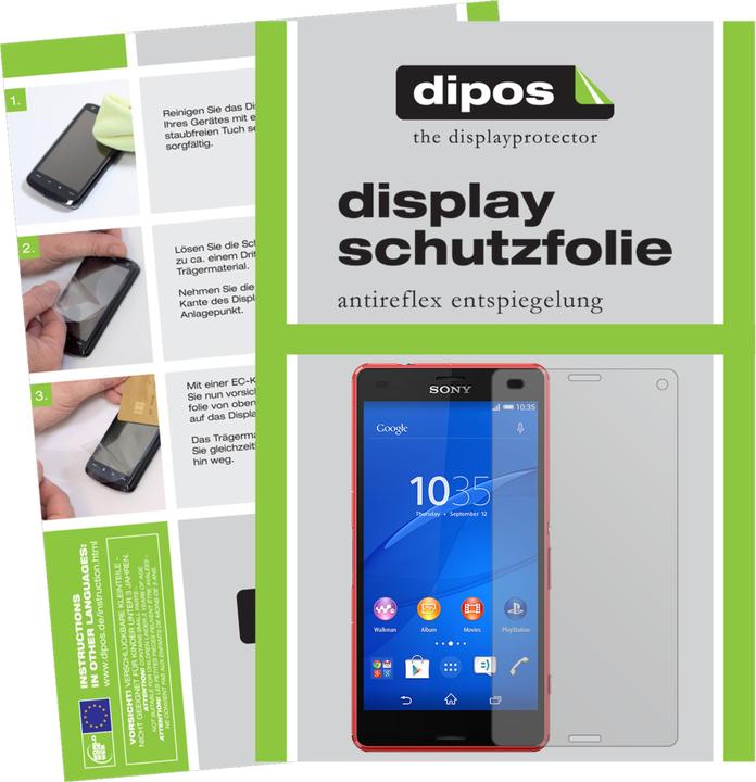 Immagine prodotto Dipos Pellicola Protettiva Antiriflesso (2 Pezzo/i, Sony Xperia Z3 Compact)