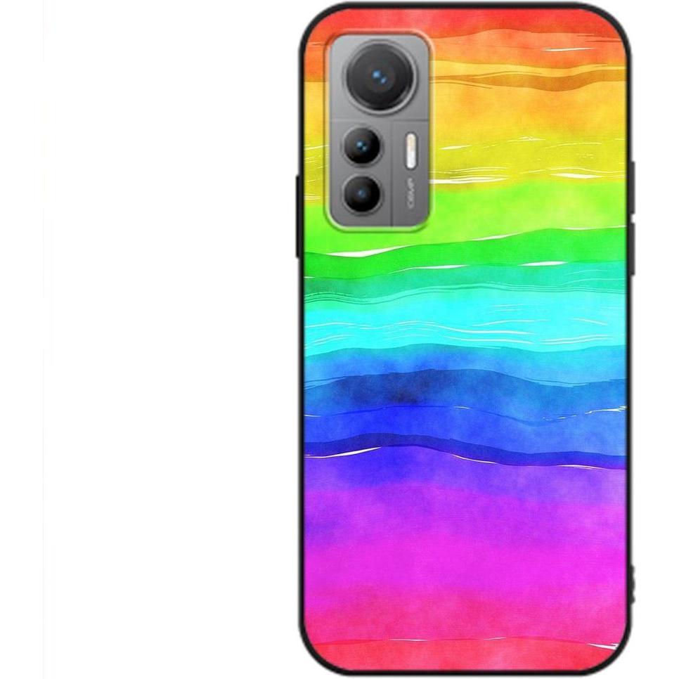 König Design Hülle Handy Schutz für Xiaomi 12 Lite Case Cover Tasche Bumper Etuis TPU Neu (Xiaomi 12 Lite), Smartphone H...