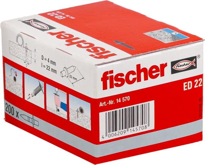 Produktbild Fischer Einschlagnagel ED 22 (200 Stk.)