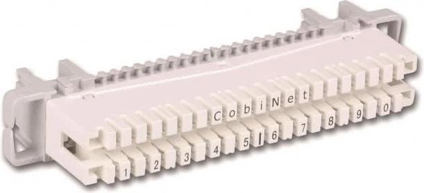 Produktbild Cobinet 112620 LSA-Trennleiste 2/10 zu 10DA o.Farbc. f.Profil-Rundstangen gross
