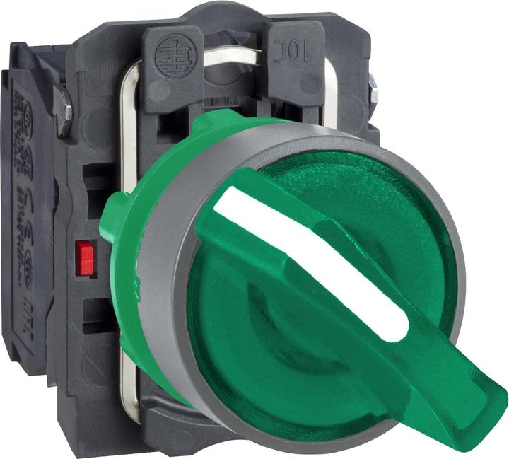 Actual product image Schneider Electric Illuminated selector switch, plastic, complete, XB5AKCUST01