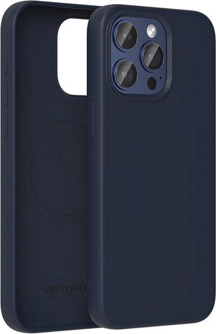 Actual product image Vention KUFL0-30 Silicone Case for iPhone 15 Pro (blue) (Apple iPhone 15 Pro)
