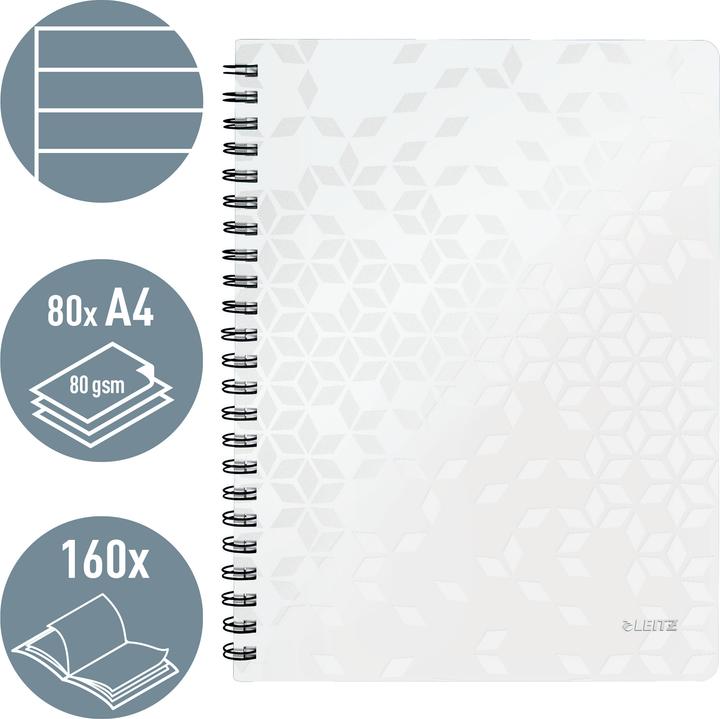 Immagine prodotto Leitz Wow (A4, Righe, Copertina rigida)