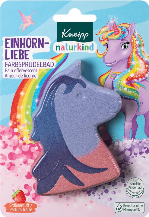 Image du produit Kneipp naturkind Bain effervescent Amour de licorne (Bain moussant)
