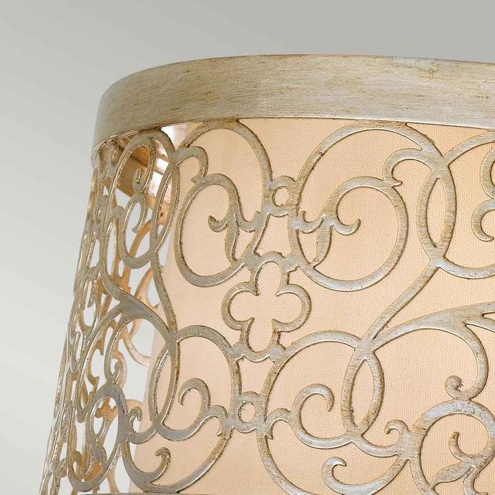 Produktbild Elstead Lighting Arabesque Deckenleuchte E27 2-fach Blattsilber Patina (E27)