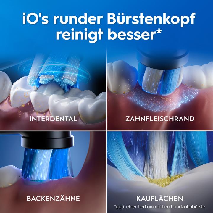 Produktbild Oral-B iO Series 2 Night Black/Calm Pink mit 2. Handstück Elektrische Zahnbürste