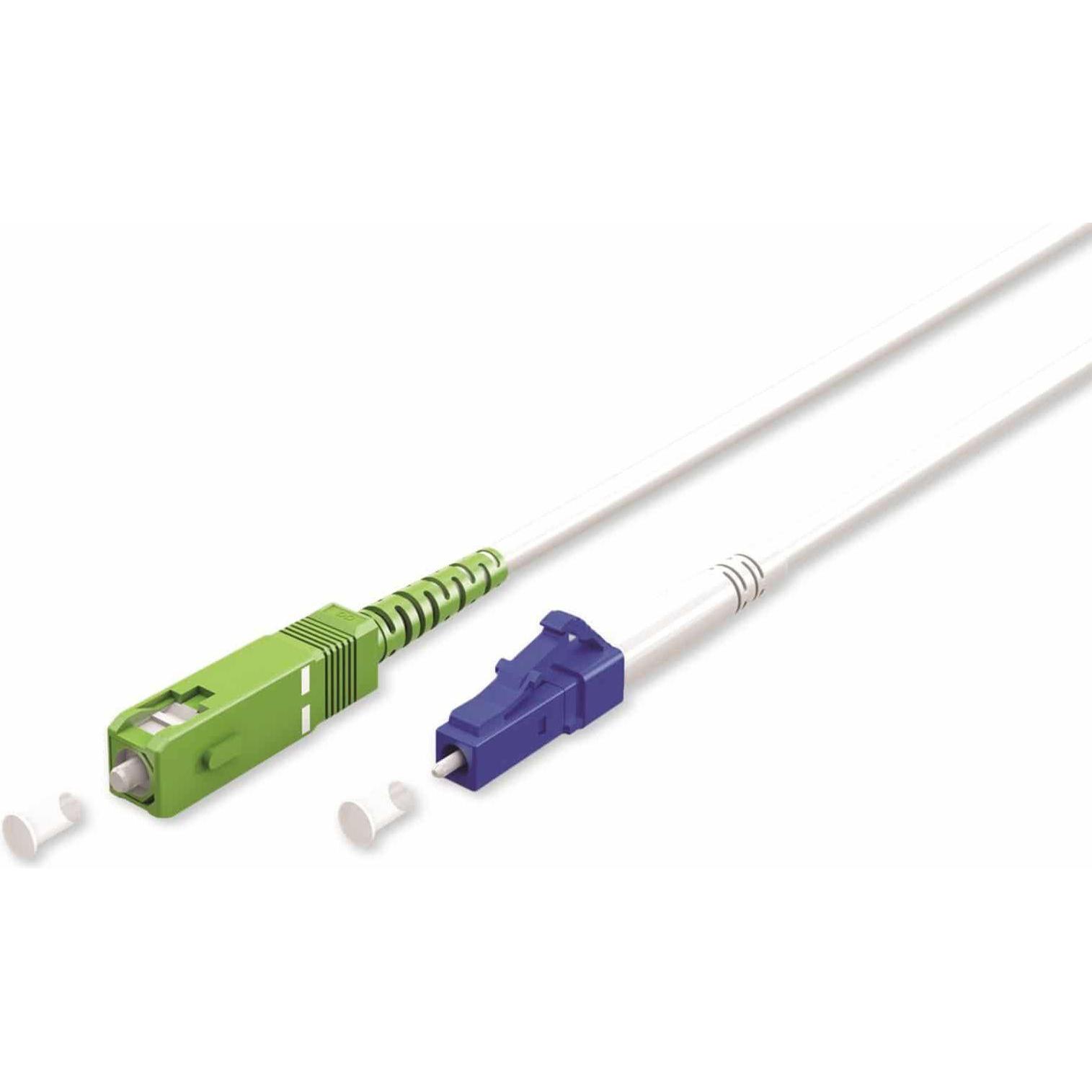 Thumbnail - Goobay Glasfaserkabel FTTH, Singlemode OS2 White, weiss Simplex, 25 m (S/FTP, 25 m), Netzwerkkabel