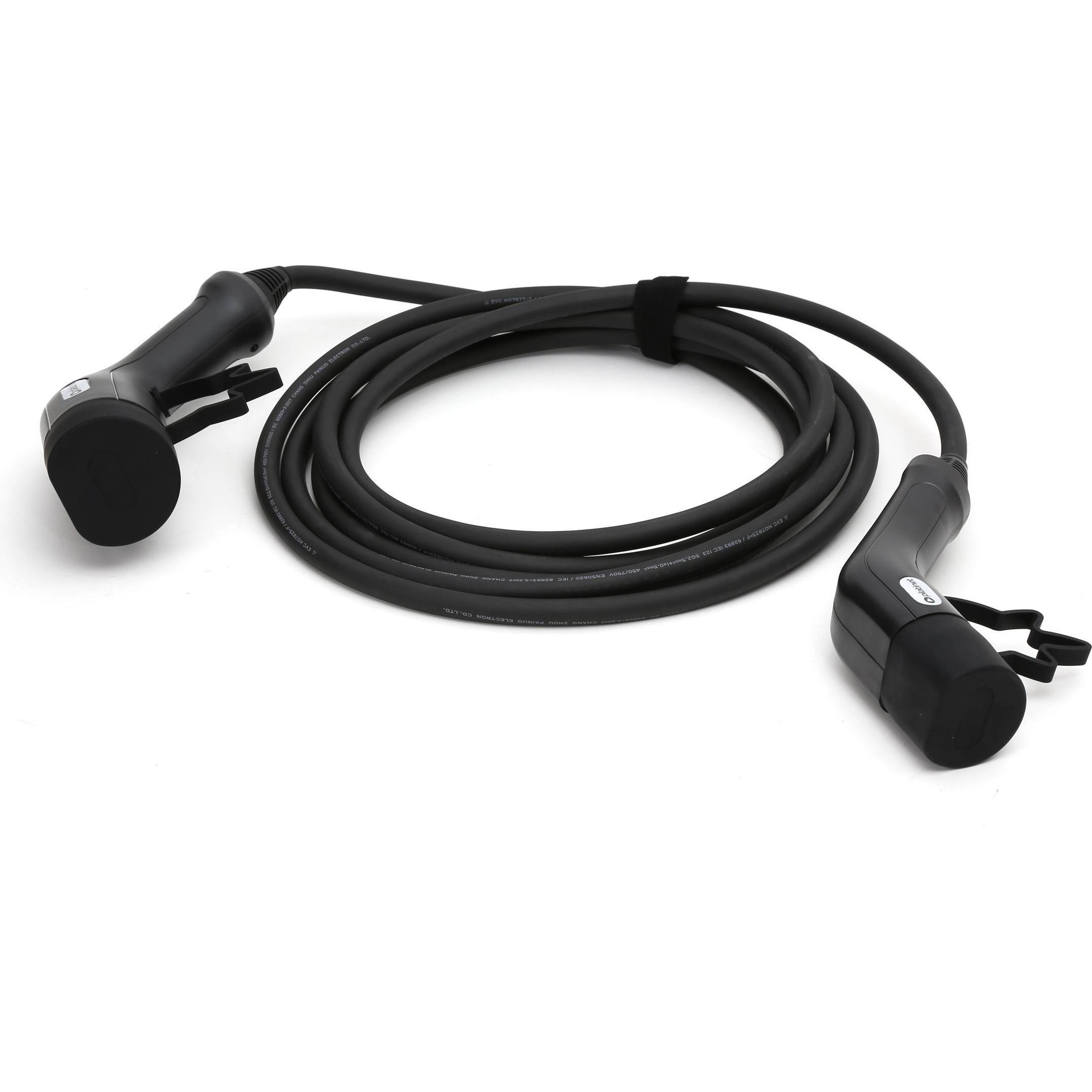 Platinet, Elektroauto Ladekabel, Kabel do ładowania 5M Czarny (45825) (Typ 2, 11 kW, 16 A, 5 m)