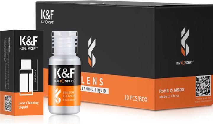 Image du produit K&F Concept Kit de liquide de nettoyage du capteur 20ml*10pcs