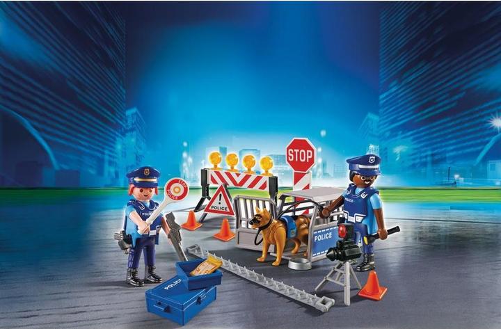 Immagine prodotto Playmobil Posto di blocco della polizia (6878, Playmobil Città d'azione)