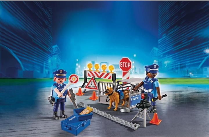 Actual product image Playmobil Police roadblock (6878, Playmobil City Action)
