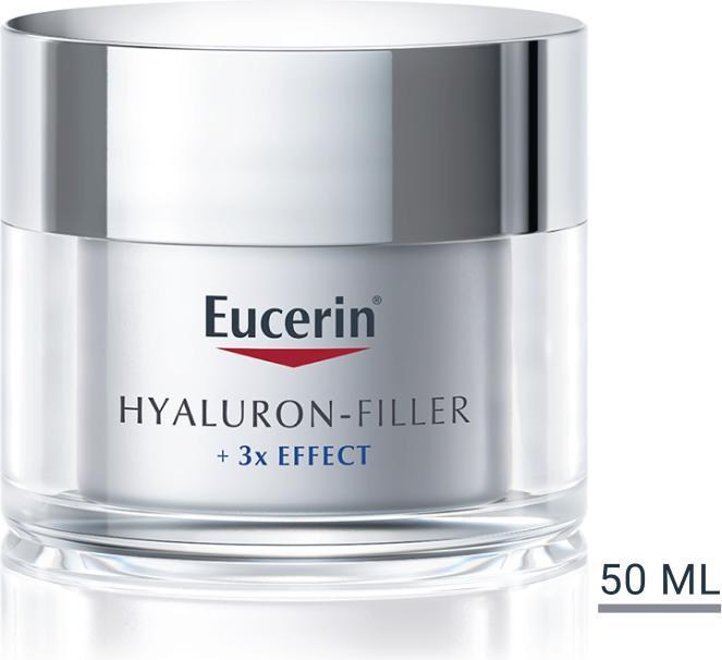 Actual product image Eucerin HYALURON-FILLER + 3x EFFECT day care SPF 15 dry skin (50 ml, Day cream, SPF 15)