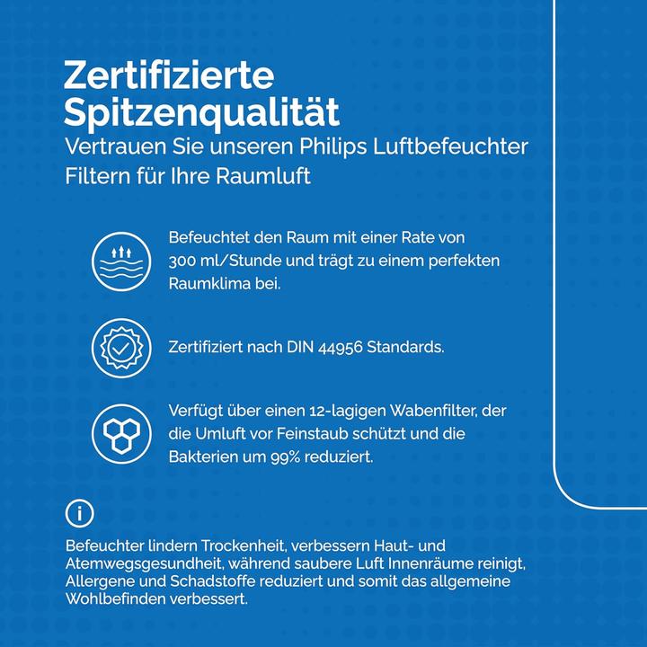 Produktbild 1Element 2 Filter für Philips Luftbefeuchter (2x)