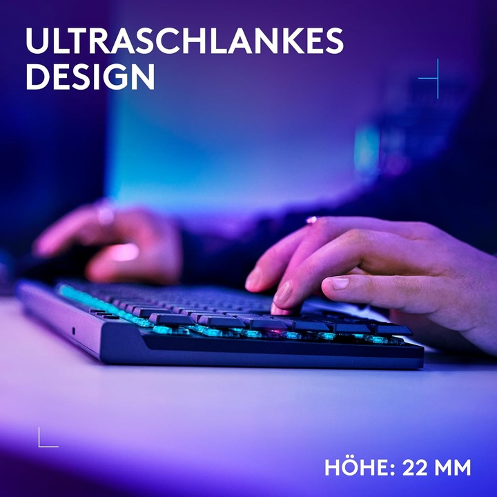 Produktbild Logitech G515 Lightspeed TKL (DE, Kabellos, Kabelgebunden)