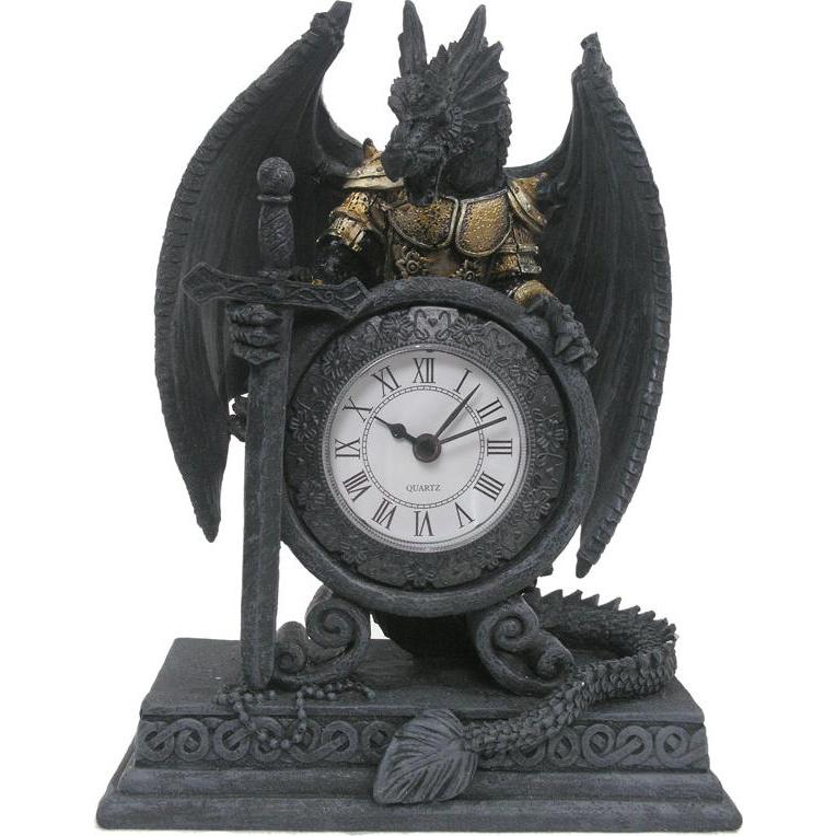 Puckator Drache in Rüstung Kaminuhr (23651733)