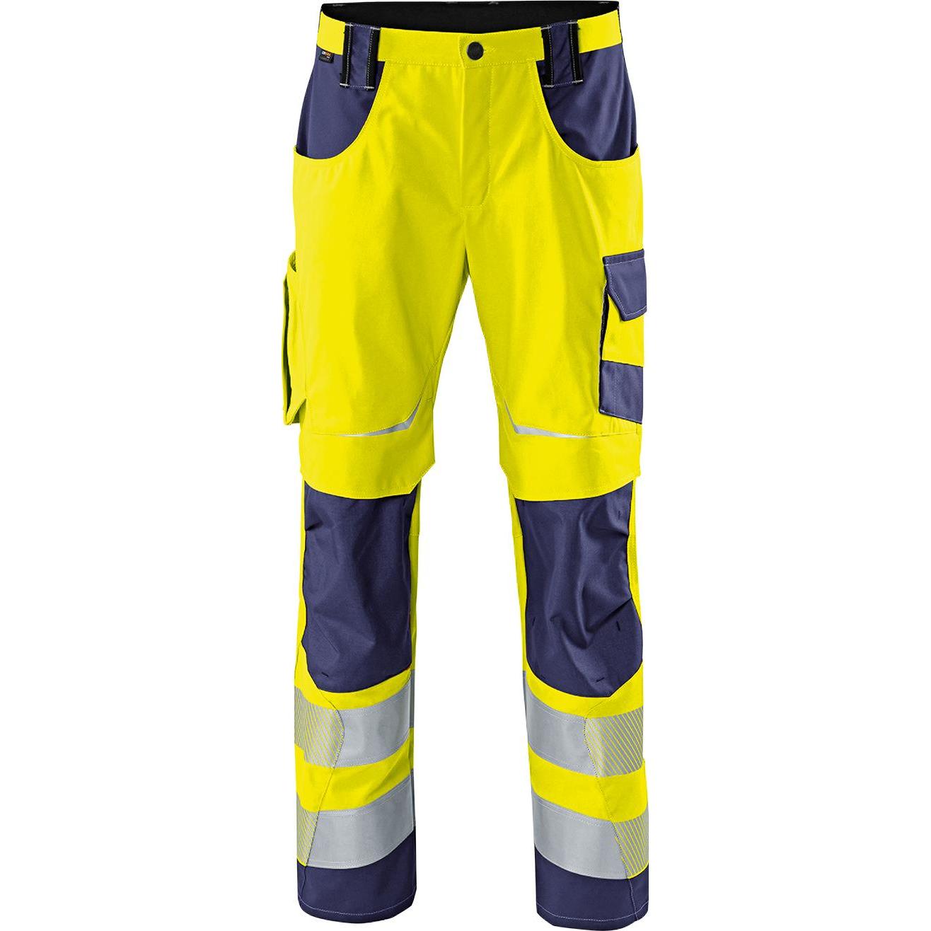 Kübler, Arbeitshose, Hose REFLECTIQ PSA 2 warngelb/dunkelblau Form 2207 Grösse 64 (64)