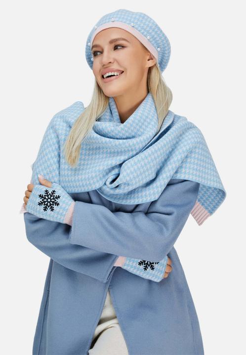 Immagine prodotto Bellemere Scarf Houndstooth Cashmere Ribbed Scarves