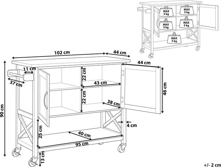 Image du produit Beliani Mele