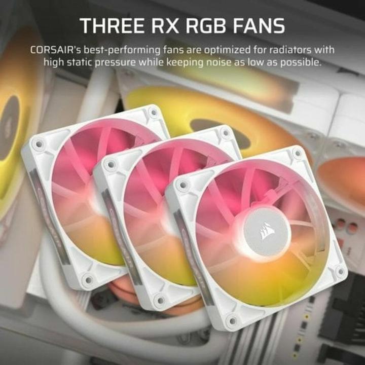 Actual product image Corsair iCUE LINK TITAN 360 RX LCD White
