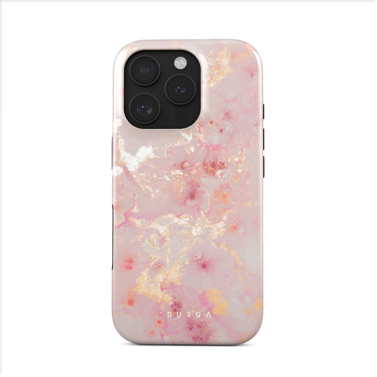Burga Golden Coral (Apple iPhone 16 Pro Max), Smartphone Hülle, Pink