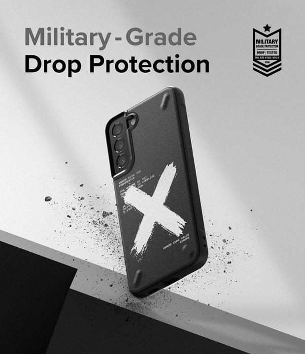 Produktbild Ringke Onyx Design Durable Case for Samsung Galaxy S22 + (S22 Plus) Black (X) () (Samsung Galaxy S22+)