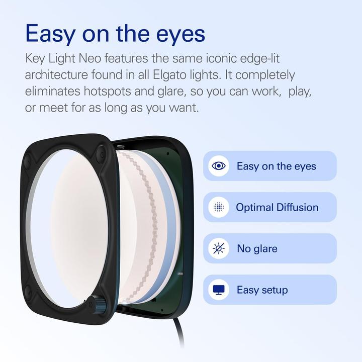 Image du produit Elgato Key Light Neo (éclairage de studio, Lumière vidéo)