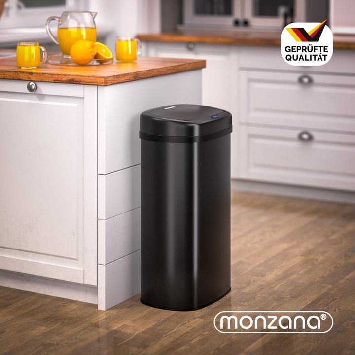 Actual product image Monzana Poubelle automatique avec capteur 50 L (50 l)