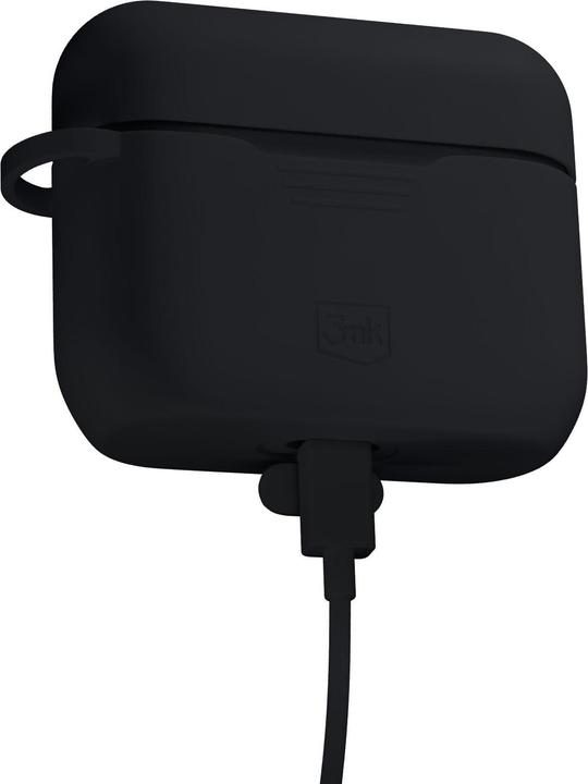 Produktbild 3MK Etui Silicone AirPods Case do Apple AirPods Pro 3 czarny (Kopfhörer Hülle)