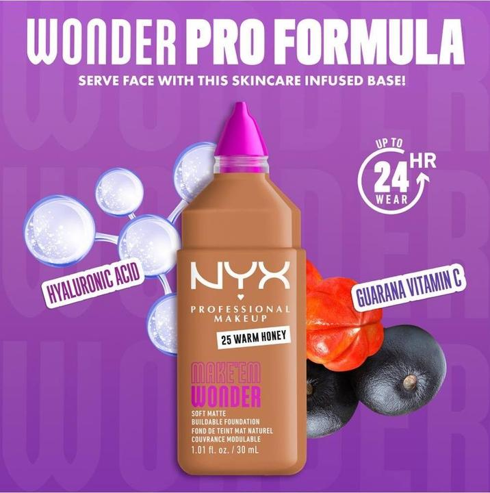 Image du produit NYX Professional Make-Up Nyx Wonder (#A56137, 25, 25 Miel chaud, Miel chaud)